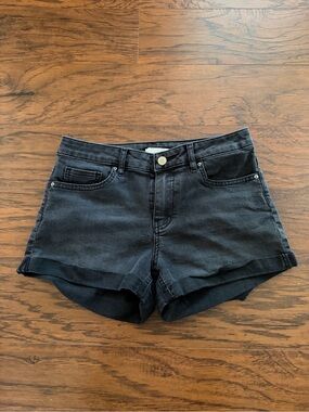 H&M Black Denim Shorts